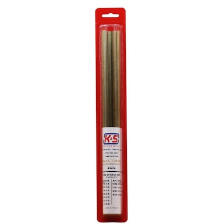 K&S Precision Metals K&S 12 in. L Square/Rectangular Brass Tube 11 pk 3406